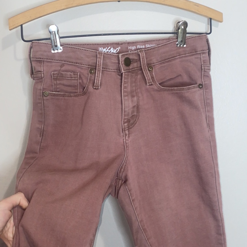 🪼Adorable Pink High rise skinny jeans! - Picture 1 of 9
